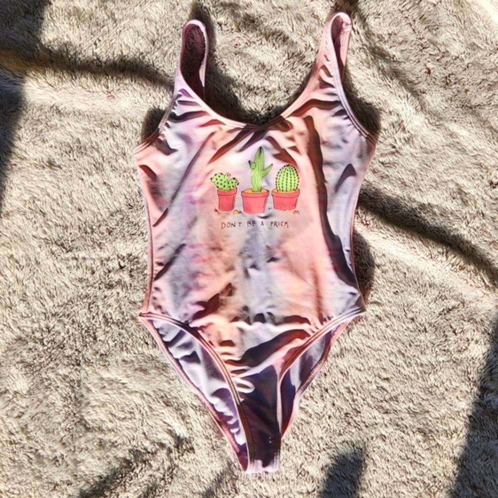 "Don't be a prick" swimsuit